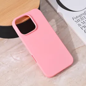 Futrola - maska Teracell Giulietta za iPhone 16 Pro 6.3 mat roze.