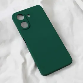 Futrola - maska Teracell Soft Velvet za Xiaomi Redmi 13C tamno zelena.