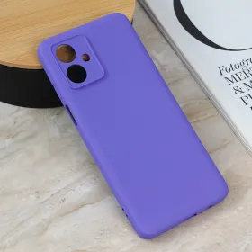Futrola - maska Teracell Giulietta za Motorola Moto G54 mat ljubicasta.