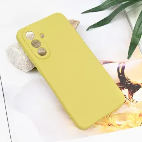 Futrola - maska Teracell Soft Velvet za Samsung A366 Galaxy A36 5G zuta.