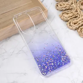 Silikonska futrola - maska Glitter za Huawei Honor 200 ljubicasta.