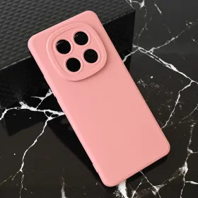 Futrola - maska Teracell Giulietta za Xiaomi Redmi Note 14 Pro Plus 5G mat tamno roze.