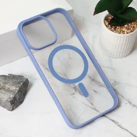 Futrola - maska Magsafe Frame Color za iPhone 15 Pro Max 6.7 plava.