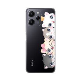 Silikonska futrola - maska print Skin za Xiaomi Redmi 12 Cats.