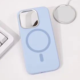 Futrola - maska Magsafe Pure Plus za iPhone 14 Pro 6.1 svetlo plava.