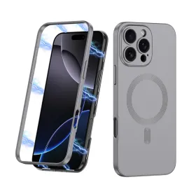 Futrola - maska 360 COLOR MagSafe za iPhone 16 Pro Max (6.9) siva (GKK case) (MS).