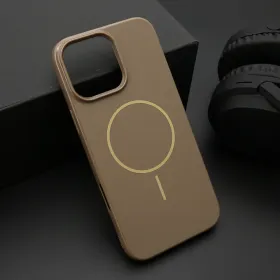 Futrola - maska JELLY MagSafe za iPhone 16 Pro Max (6.9) tamno zlatna (MS).