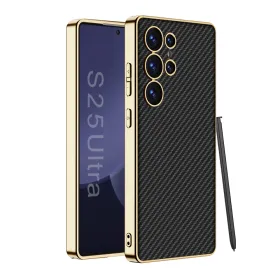 Futrola - maska S GOLD LINE za Samsung S938 Galaxy S25 Ultra 5G karbon (GKK case) (MS).