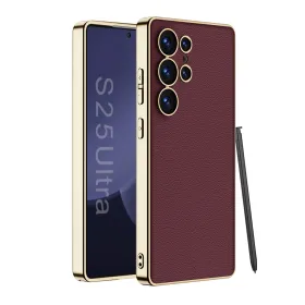 Futrola - maska S GOLD LINE za Samsung S938 Galaxy S25 Ultra 5G crvena (GKK case) (MS).