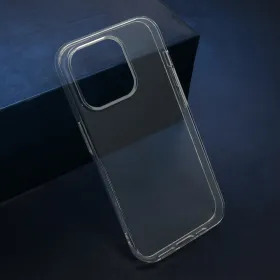 Silikonska futrola - maska CLEAR za iPhone 15 Pro (6.1) providna (MS).