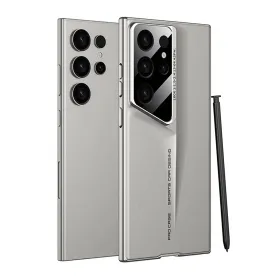 Futrola - maska ELEGANCY za Samsung S928 Galaxy S24 Ultra 5G siva (GKK case) (MS).