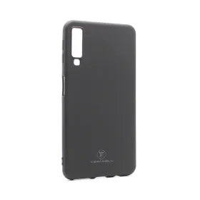 Futrola - maska Teracell Giulietta za Samsung A750FN Galaxy A7 2018 mat crna.