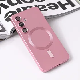 Futrola - maska Magsafe Chrome za Samsung S931 Galaxy S25 roze.