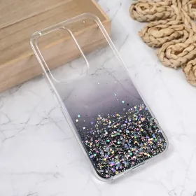 Silikonska futrola - maska Glitter za Huawei Honor 200 Lite crna.