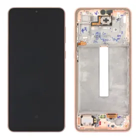 LCD ekran / displej za Samsung A336/Galaxy A33 5G + touchscreen + frame Awesome Pech/Gold Service Pack Original/GH82-28143D.