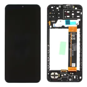 LCD ekran / displej za Samsung A135/Galaxy A13 + touchscreen + frame Black Service Pack Original/GH82-28508A.