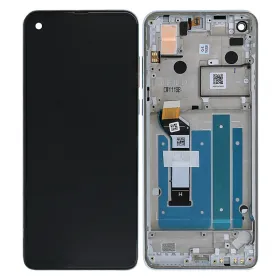 LCD ekran / displej za Motorola One Action XT2013 + touchscreen + frame Denim Blue Service Pack Original/5D68C14737P.