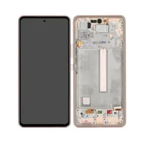 LCD ekran / displej za Samsung A536/Galaxy A53 5G + touchscreen + frame Awesome Peach/Gold Service Pack Original/GH82-28024D.