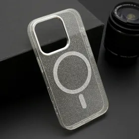 Futrola - maska SPARKLING MagSafe za iPhone 16 (6.1) providna (MS).
