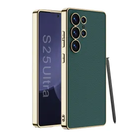 Futrola - maska S GOLD LINE za Samsung S938 Galaxy S25 Ultra 5G zelena (GKK case) (MS).