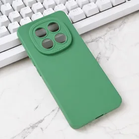 Futrola - maska Silikon Pro Camera za Xiaomi Redmi Note 14 Pro Plus 5G zelena.