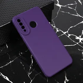 Futrola - maska Teracell Giulietta za Huawei P30 Lite mat tamno ljubicasta.