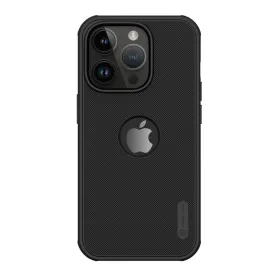 Futrola - maska Nillkin Super Frost Pro za iPhone 14 Pro Max (6.7) crna (logo cut) (MS).