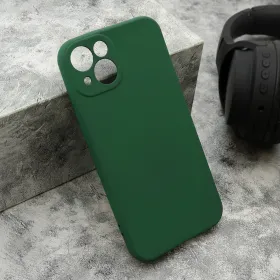 Futrola - maska VELVET TOUCH za iPhone 13 (6.1) tamno zelena (MS).