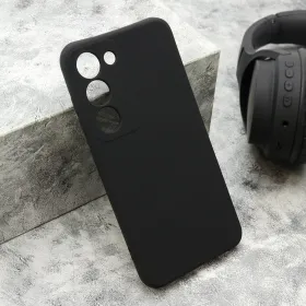 Futrola - maska VELVET TOUCH za Samsung S911B Galaxy S23 5G crna (MS).