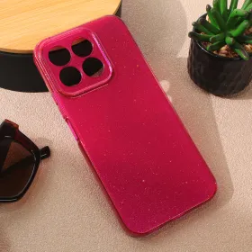Futrola - maska Sparkle Dust za Huawei Honor X8b bordo.