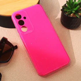 Futrola - maska Sparkle Dust za Samsung A556 Galaxy A55 5G pink.