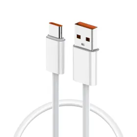 USB Data kabl Pluginn fast 25W USB na Type C beli 2m.