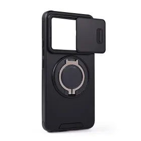 Futrola - maska CamShield Ring stand za Xiaomi 14T Pro crna.