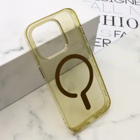 Futrola - maska ColorLoop MagSafe za iPhone 15 Pro (6.1) zlatna (MS).