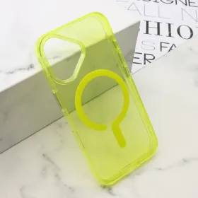 Futrola - maska ColorLoop MagSafe za iPhone 16 (6.1) zuta (MS).