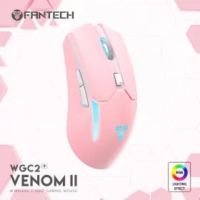 Mis Wireless Gaming Fantech WGC2+ Venom II Sakura.