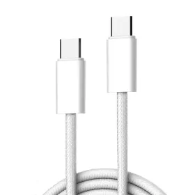 USB Data kabl LDNIO LC901-C 65W Type C na Type C beli 1m.