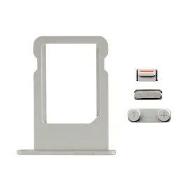 Drzac SIM kartice+set bocnih dugmica za iPhone 5G BELI (volume+on/off+silent).