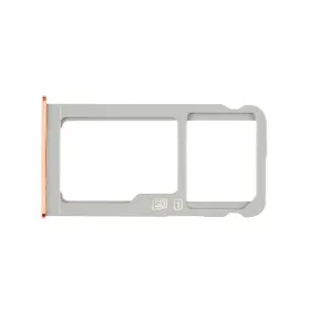Drzac SIM+Micro SD kartice za Nokia 7 Plus white/copper.