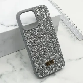 Futrola - maska DIAMOND SELECTION za iPhone 14 Pro Max (6.7) srebrna (MS).