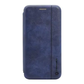 Futrola - maska Teracell Leather za Xiaomi Redmi 8A plava.