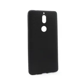 Futrola - maska Leather Look za Nokia 7 crna.