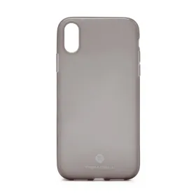 Futrola - maska Teracell Giulietta za iPhone XS Max siva.