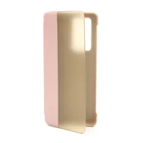 Futrola - maska View Window za Huawei P40 Pro roze.