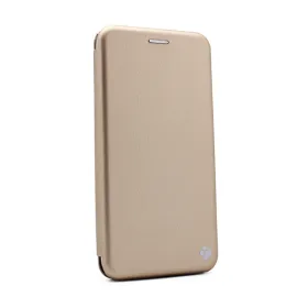 Futrola - maska Teracell Flip Cover za Samsung A025 Galaxy A02s (USA) zlatna.