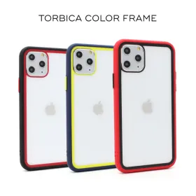 Futrola - maska Color Frame za Huawei P40 Lite E crna.