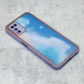 Futrola - maska Candy Marble za Samsung A037 Galaxy A03s lila.