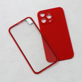 Futrola - maska Slim 360 Full za iPhone 13 Pro Max 6.7 crvena.