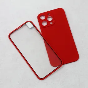 Futrola - maska Slim 360 Full za iPhone 13 Pro 6.1 crvena.
