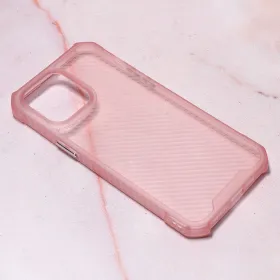 Futrola - maska Carbon Crystal za iPhone 14 Pro Max 6.7 pink.